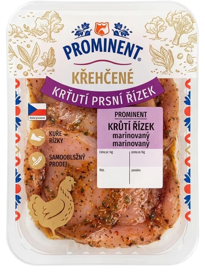 Prominent Krůtí prsní řízek marinovaný