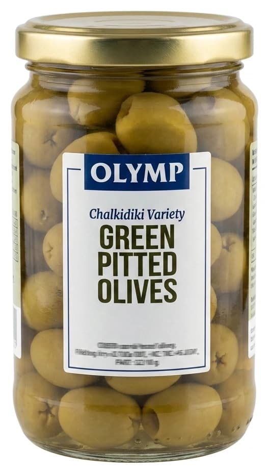 OLYMP Zelené olivy bez pecky