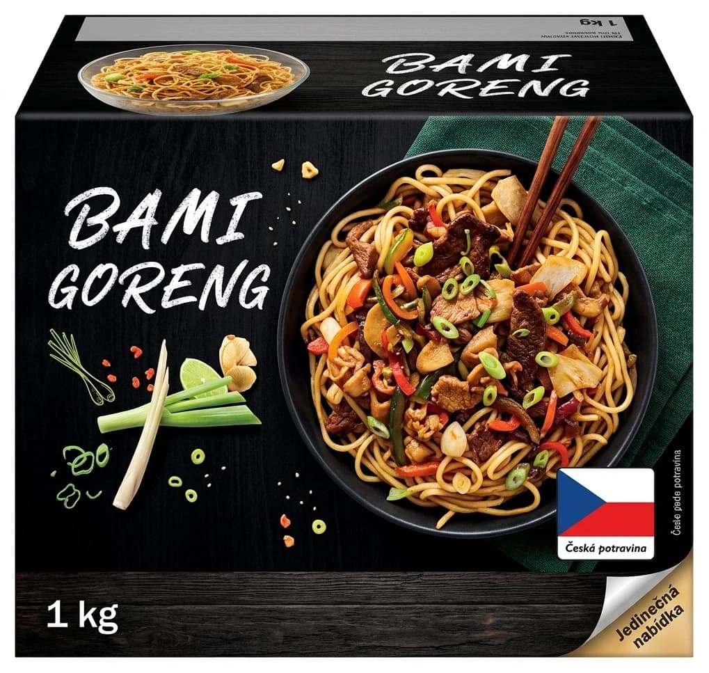 Špagety Boloňské/Bami Goreng