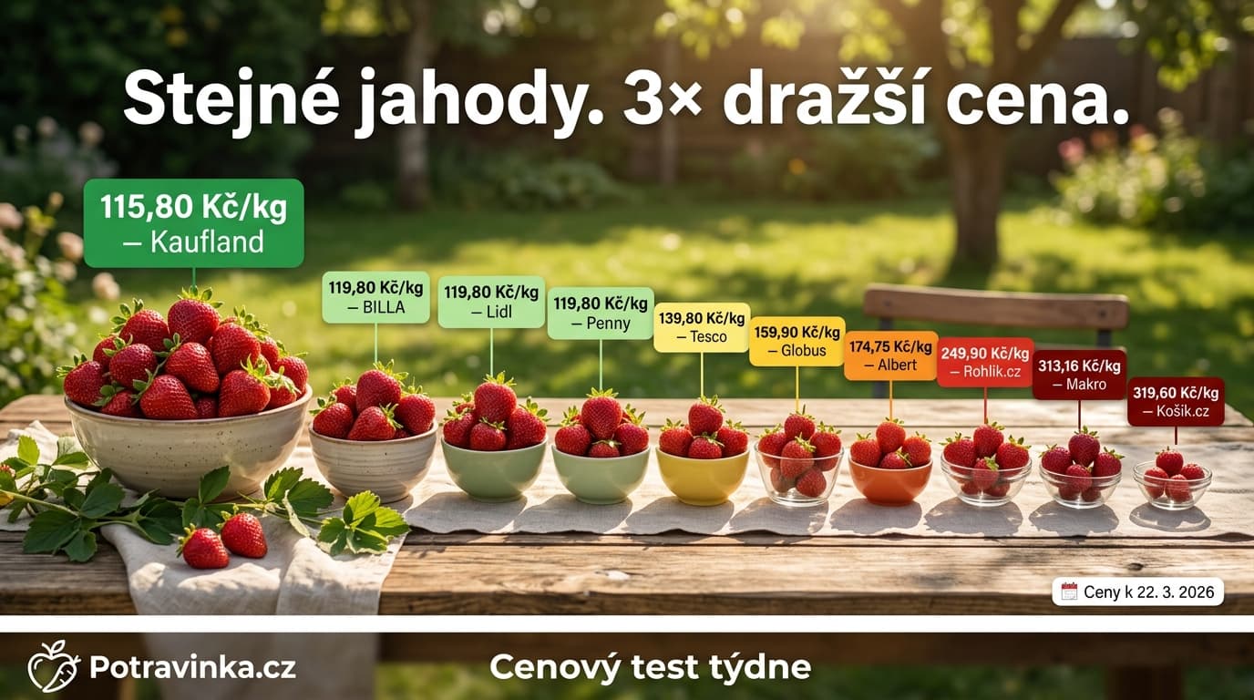 Cenový test: Jahody