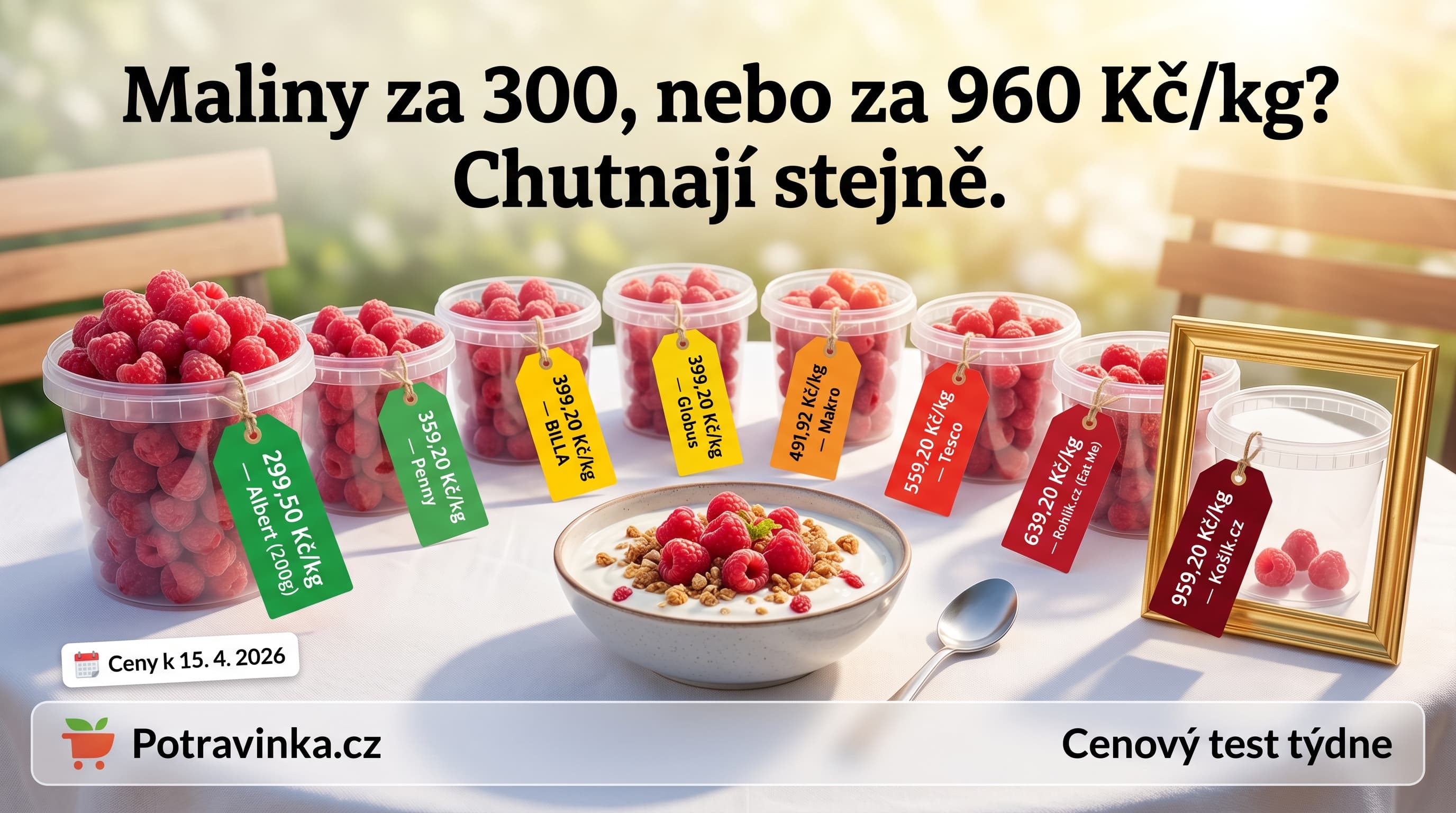 Cenový test: Maliny