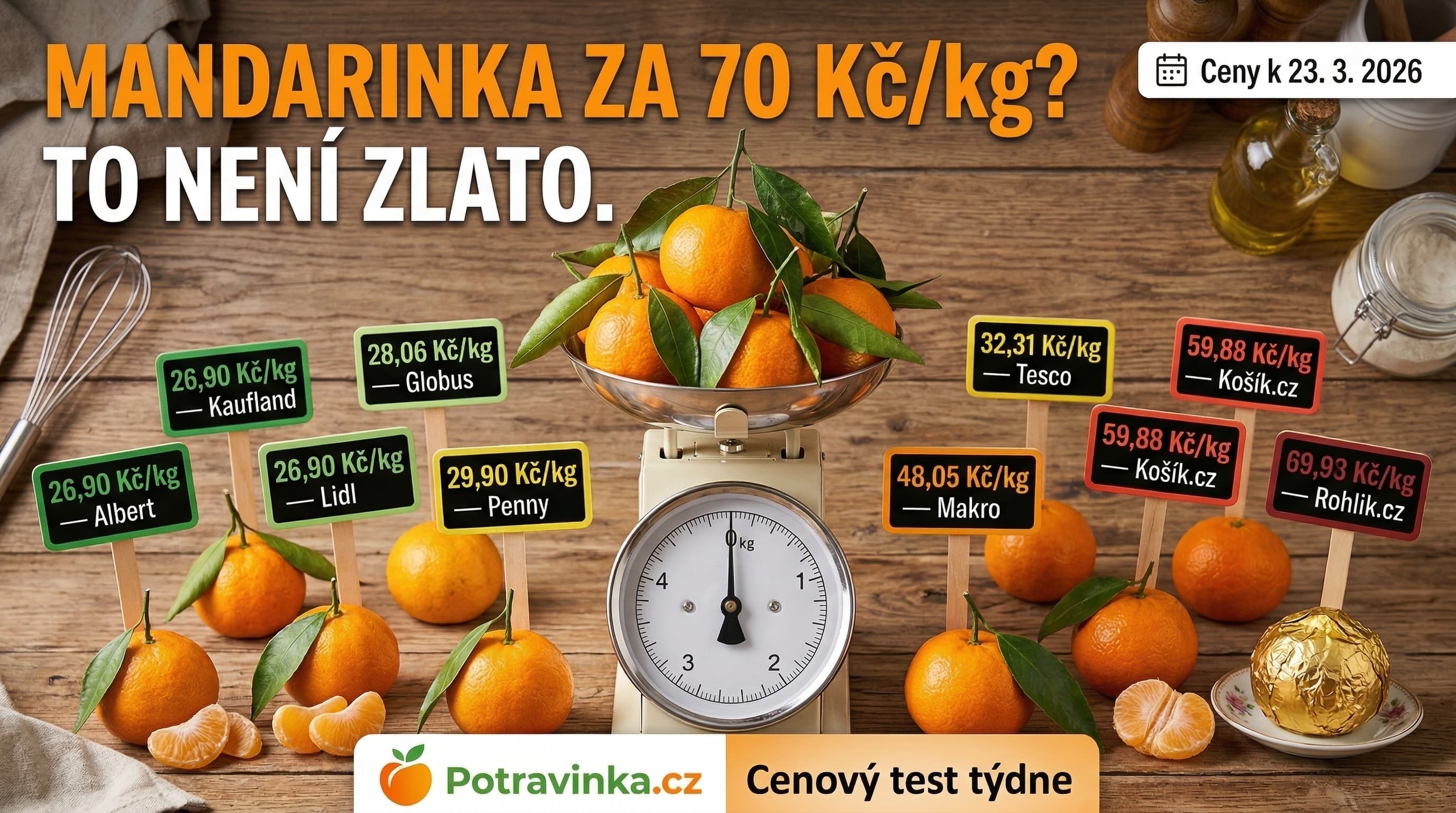 Cenový test: Mandarinka