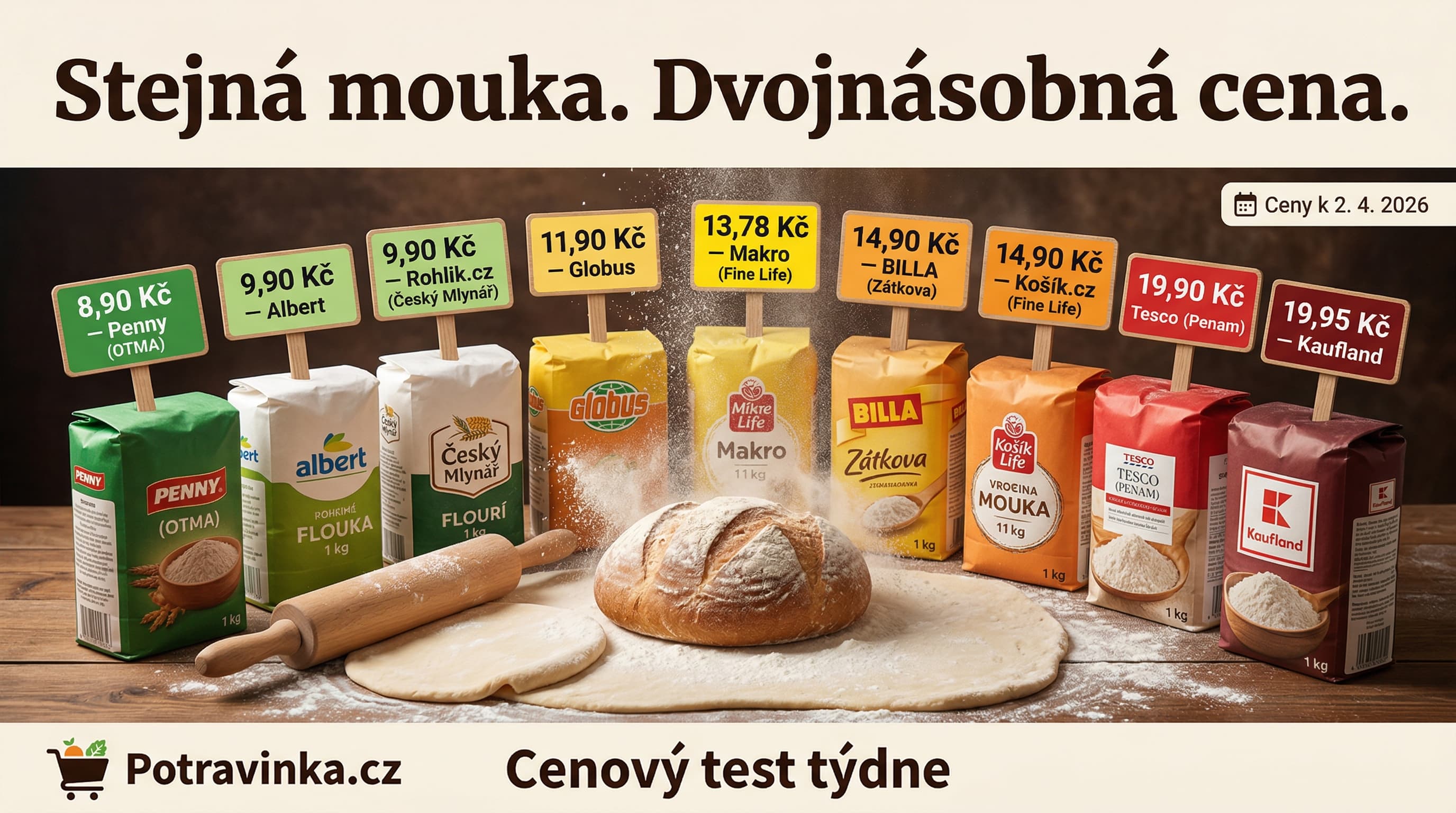 Cenový test: Mouka