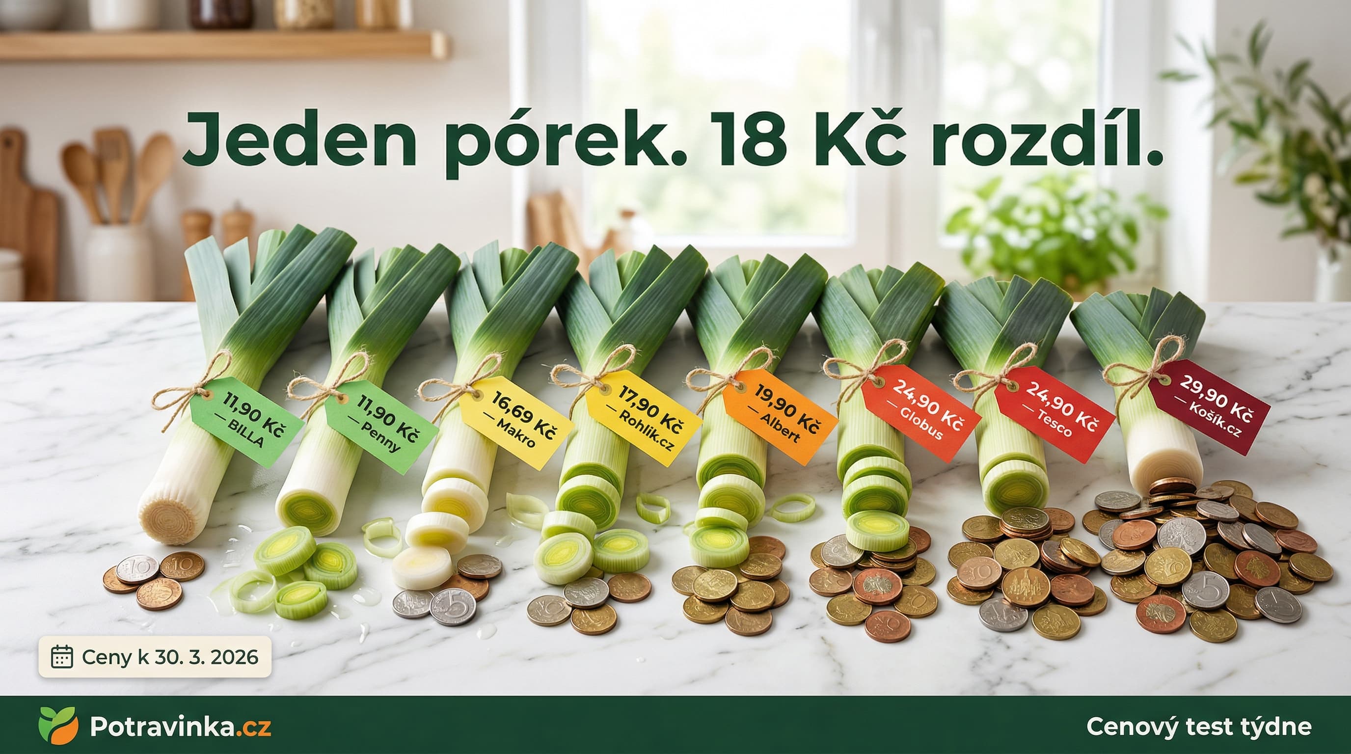 Cenový test: Pórek