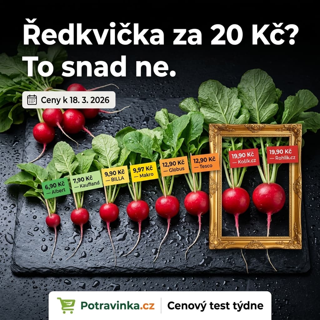 Cenový test: Ředkvičky