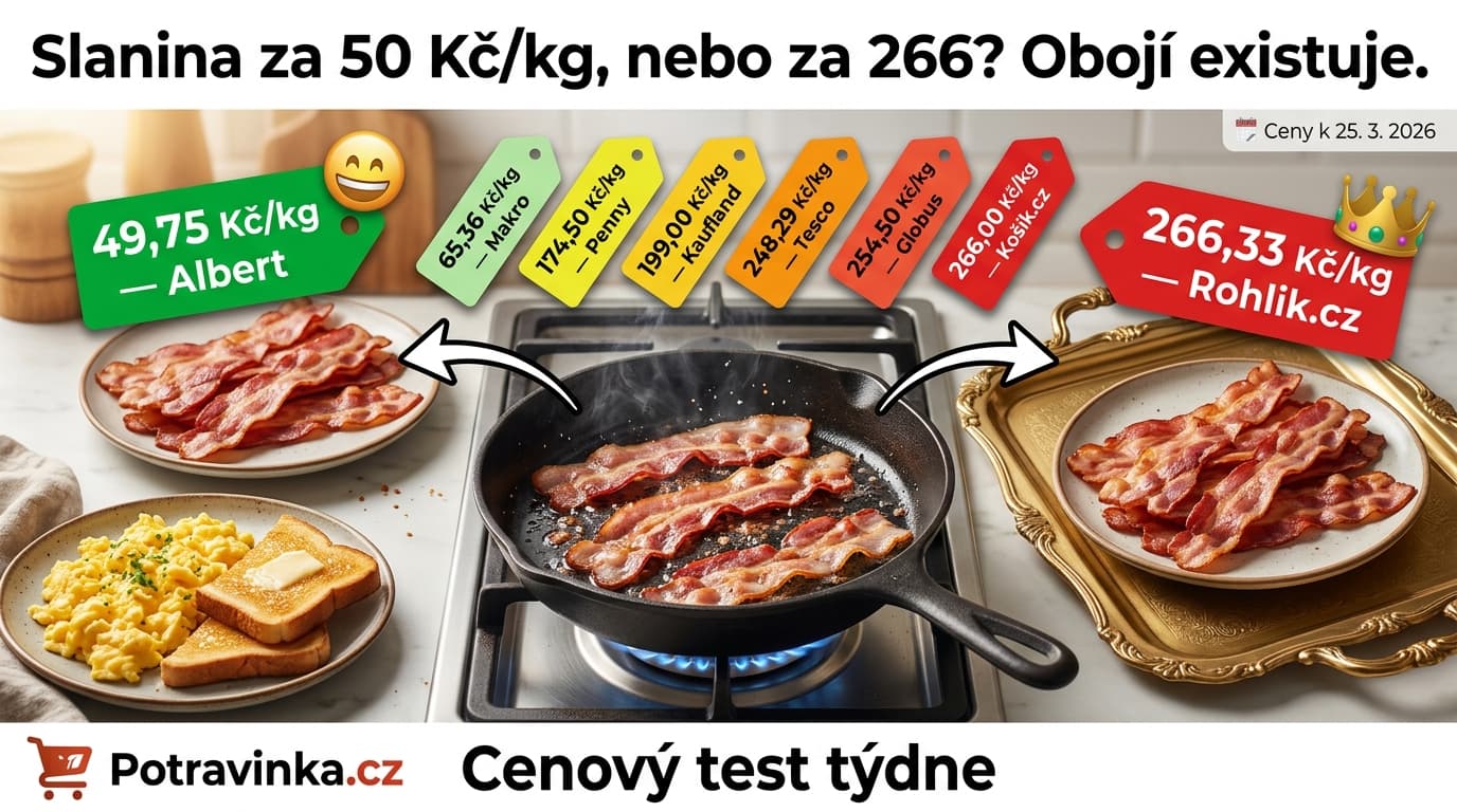 Cenový test: Slanina