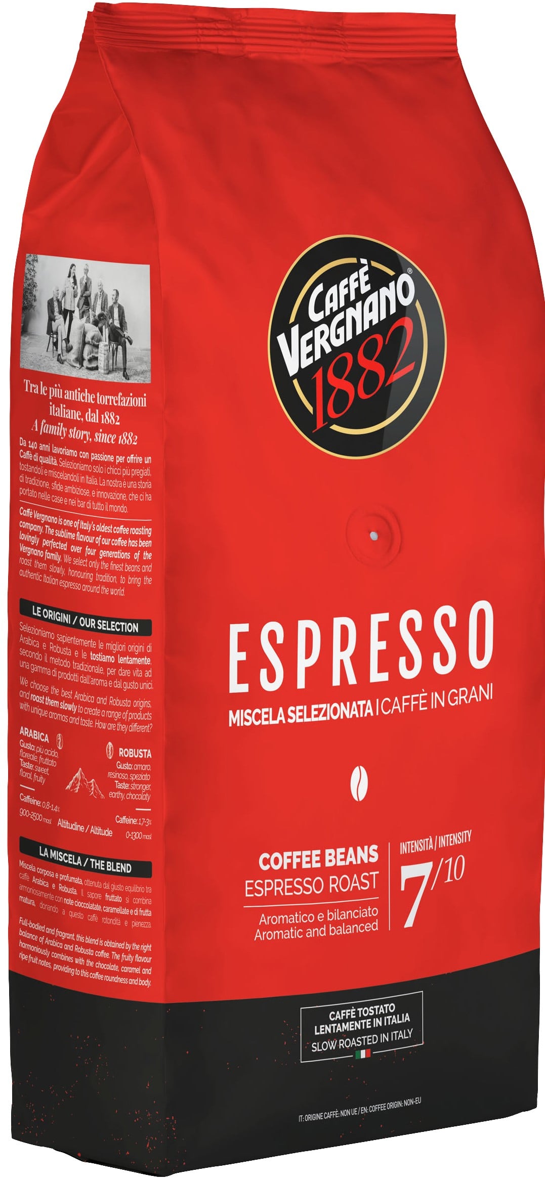 Caffè Vergnano 1882 Espresso pražená zrnková káva