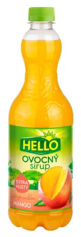 Hello extra hustý ovocný sirup mango