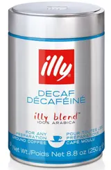 illy Espresso káva mletá bez kofeinu