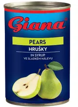 Giana Hrušky půlené v mírně sladkém nálevu