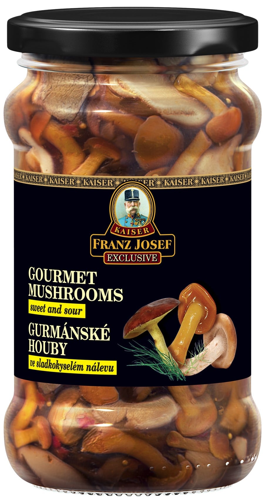 Franz Josef Kaiser Gurmánské houby v sladkokyselém nálevu
