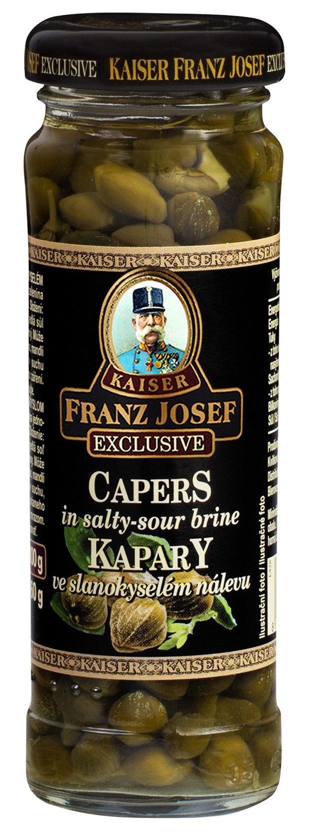 Franz Josef Kaiser Kapary ve slanokyselém nálevu