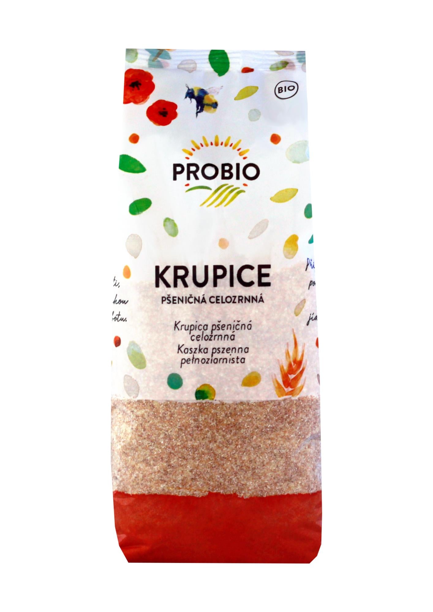 Probio BIO Krupice pšeničná celozrnná