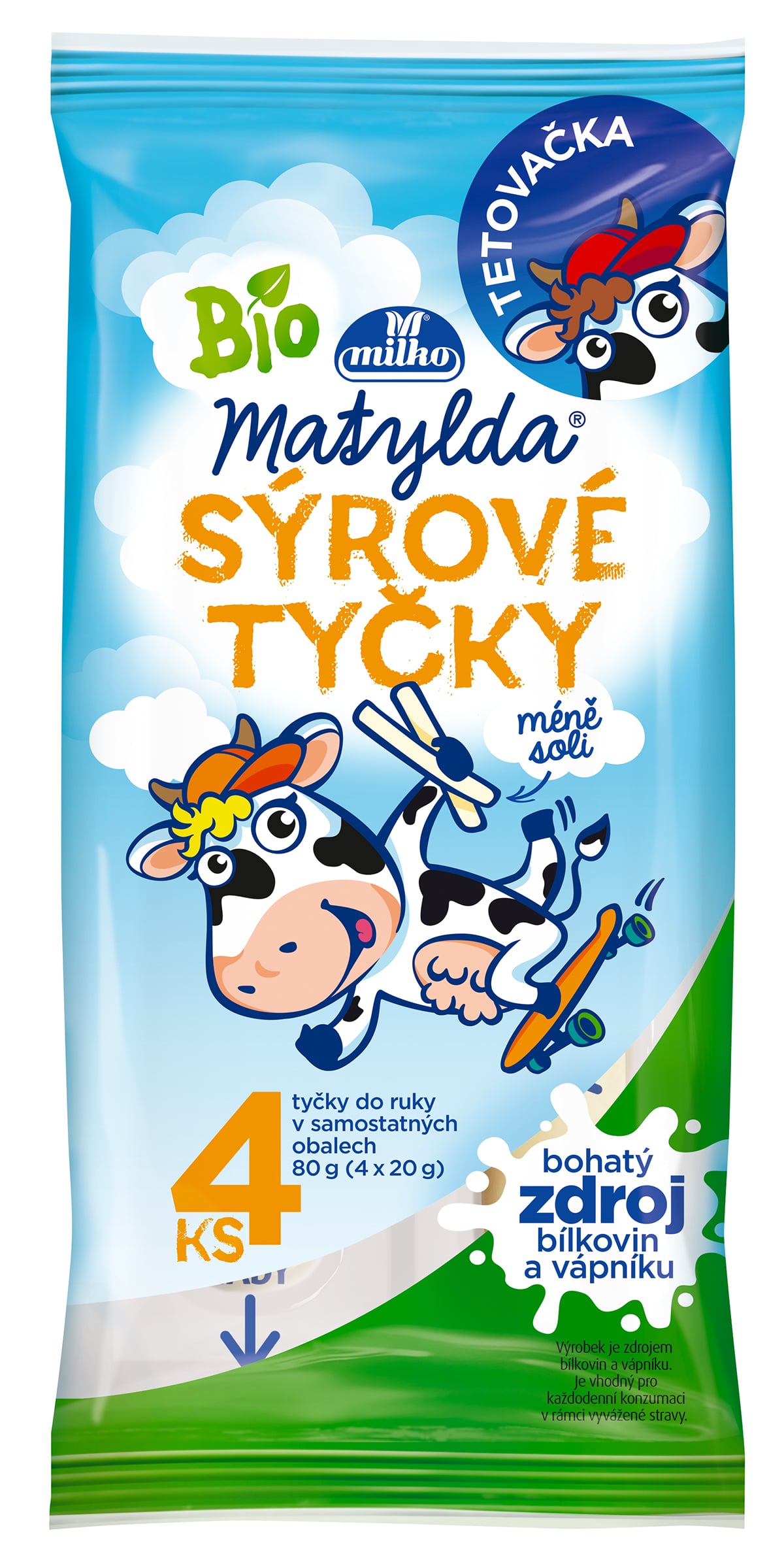 Matylda BIO Sýrové tyčky pařené