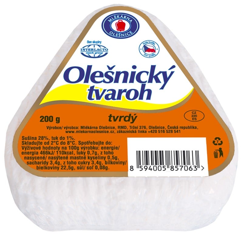 Moravia Olešnický tvaroh tvrdý
