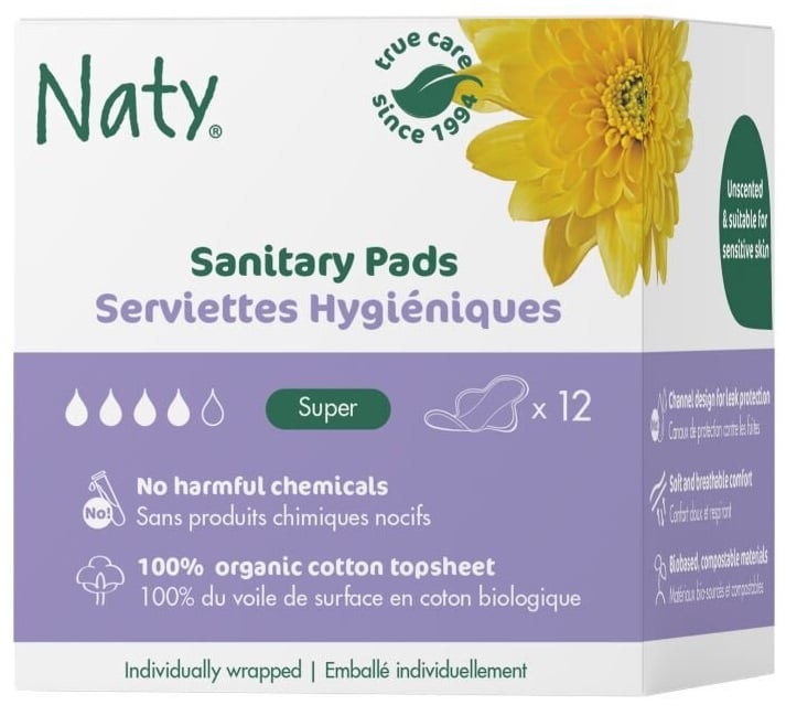 Naty Dámské ECO vložky super