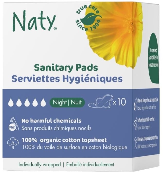Naty Dámské ECO vložky noční