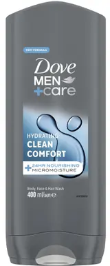 Dove Men+Care Clean Comfort sprchový gel pro muže na tělo a obličej