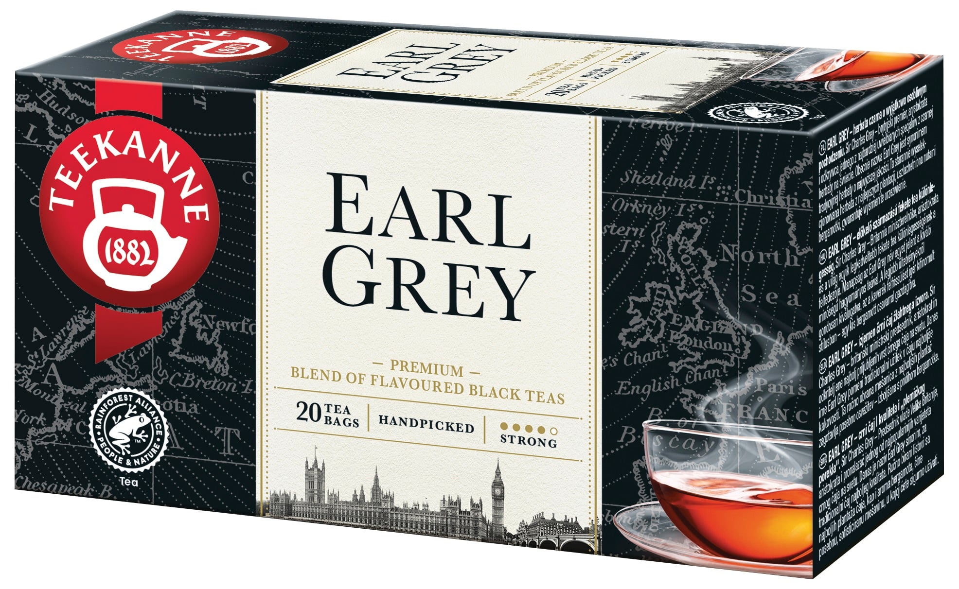 Teekanne čaj Earl Grey