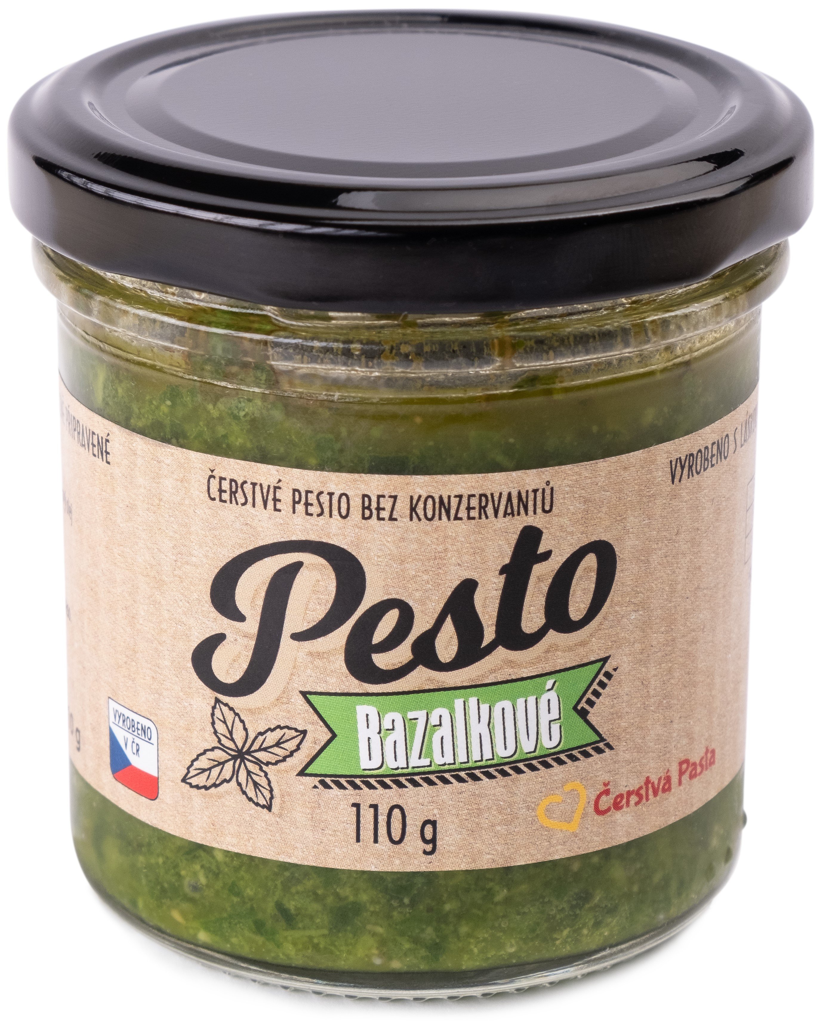 Čerstvá pasta Pesto Bazalkové