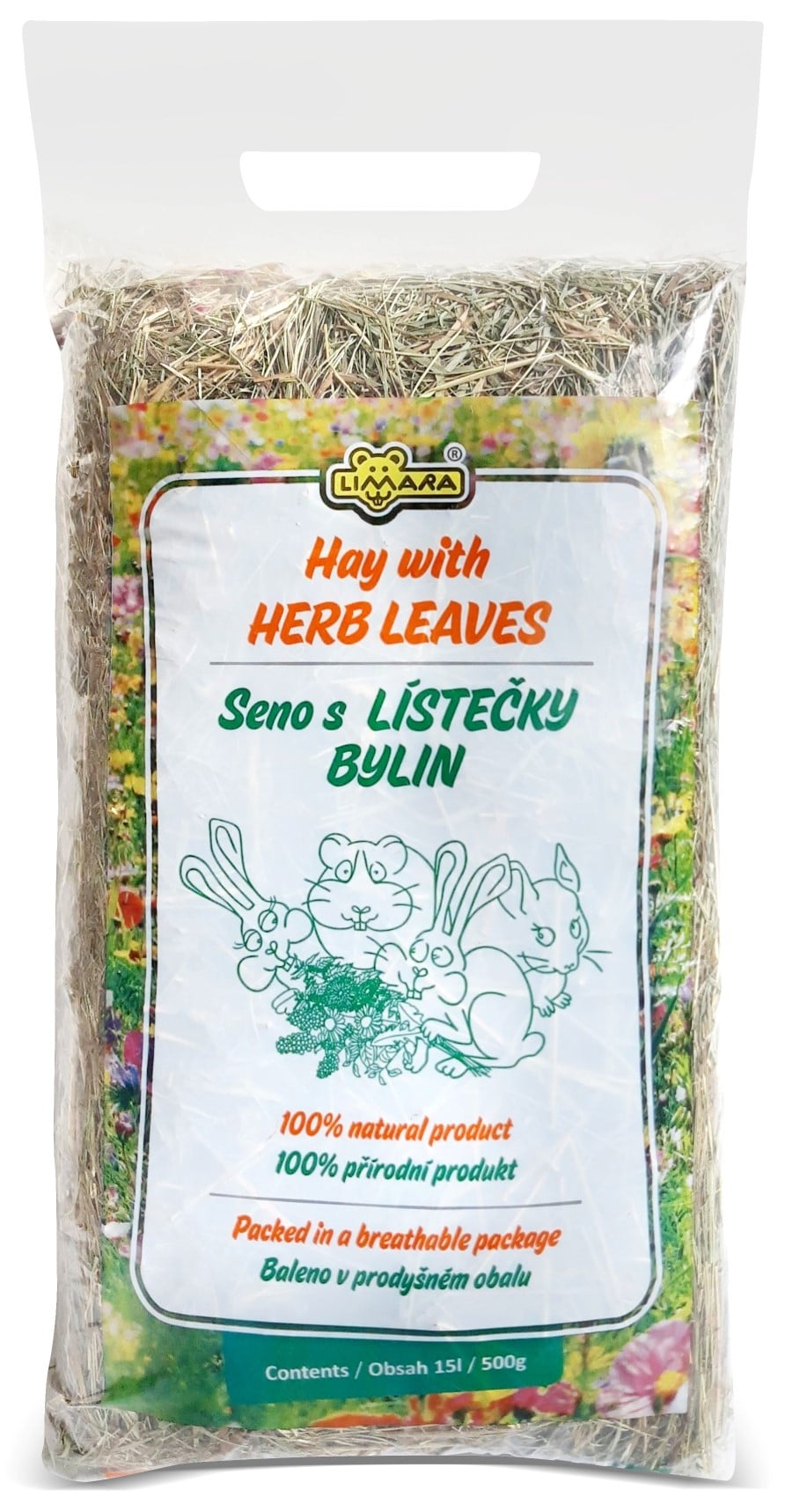 Limara Seno s přídavkem lístečků bylin
