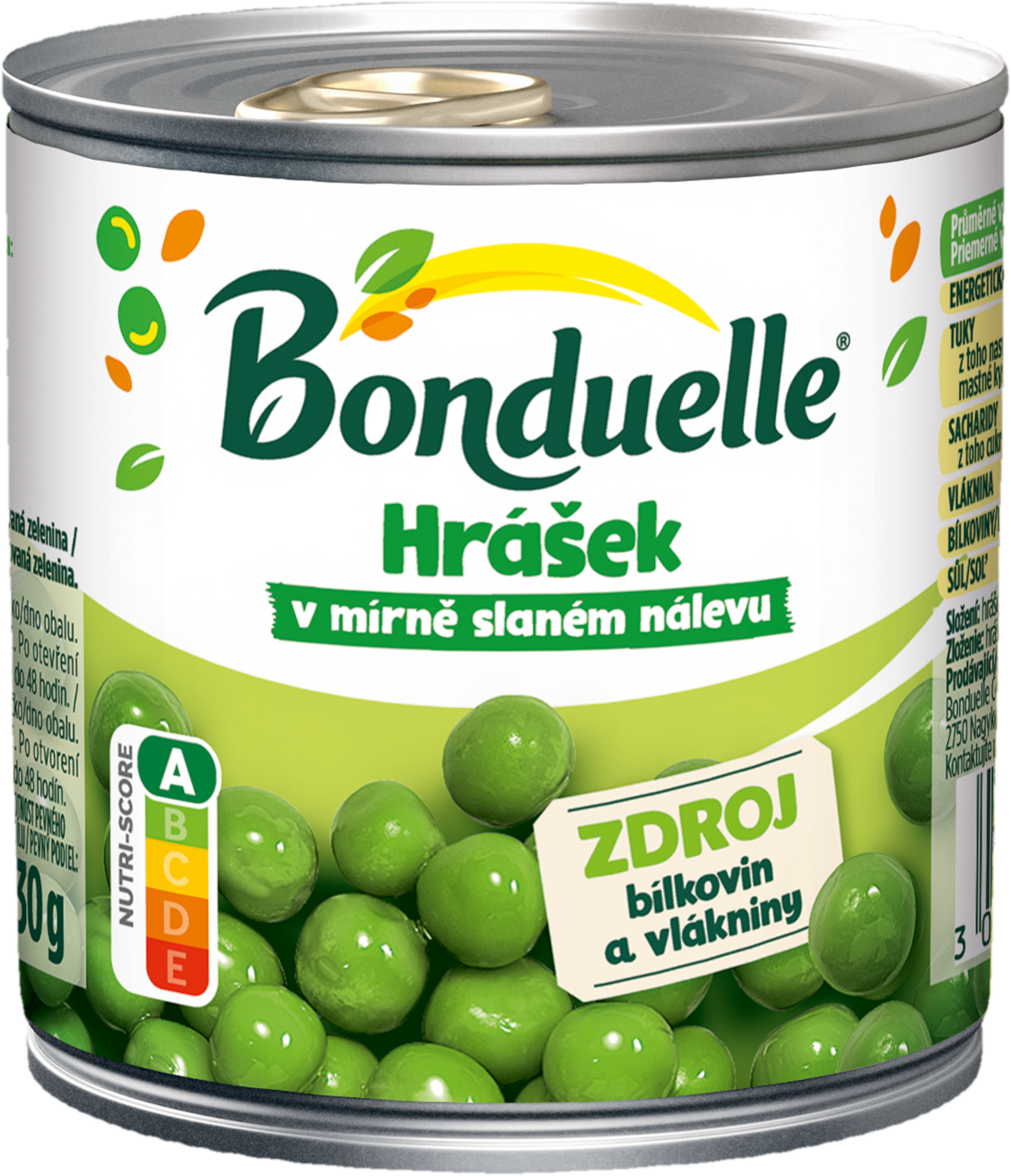 Bonduelle Hrášek v mírně slaném nálevu