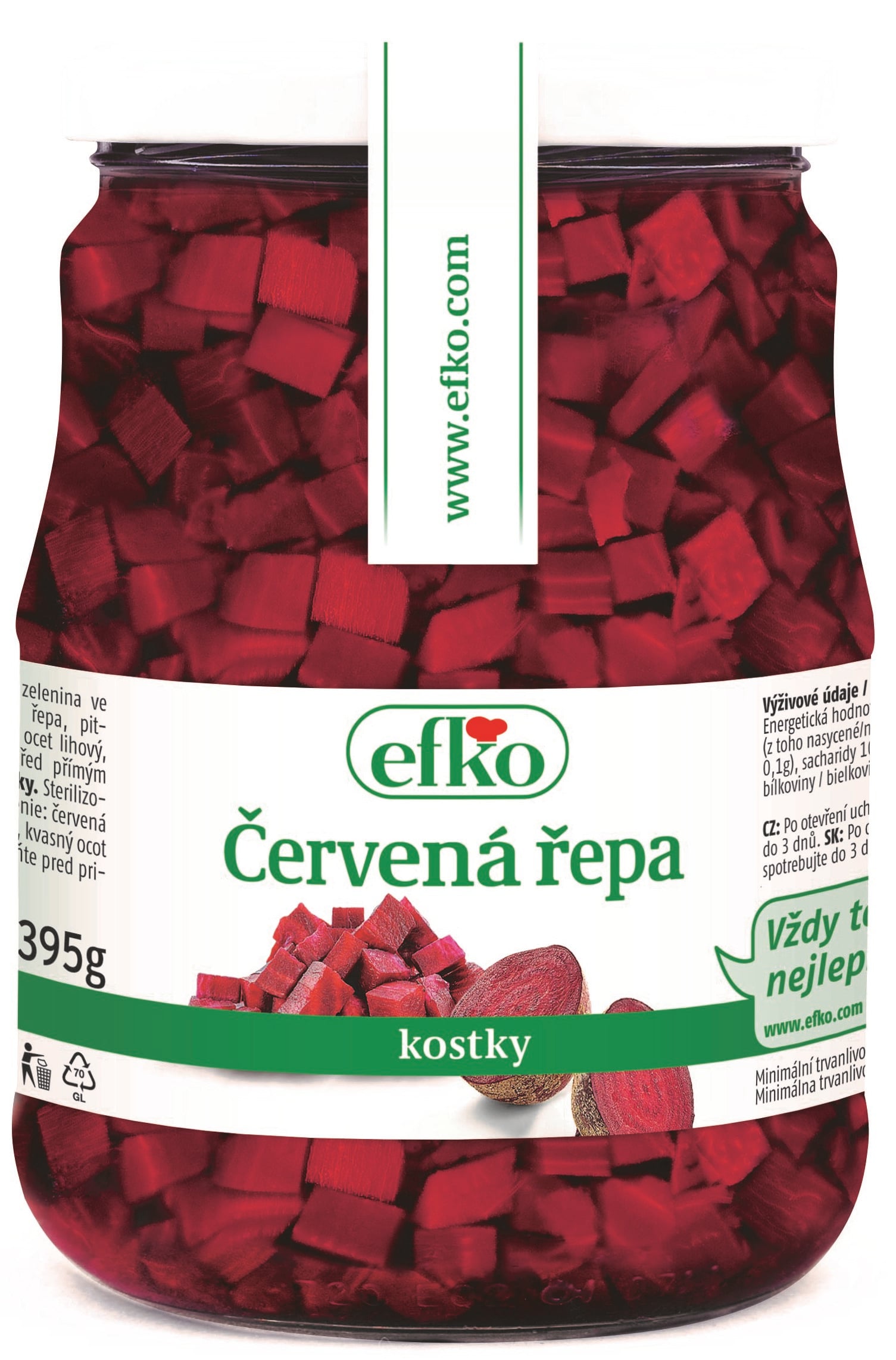 Efko Červená řepa kostky