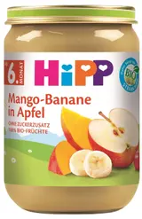 HiPP BIO Ovocný příkrm jablko, mango a banán