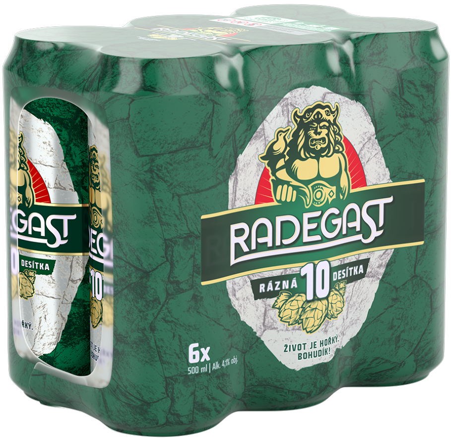 Radegast Rázná 10 6×0,5 l plech