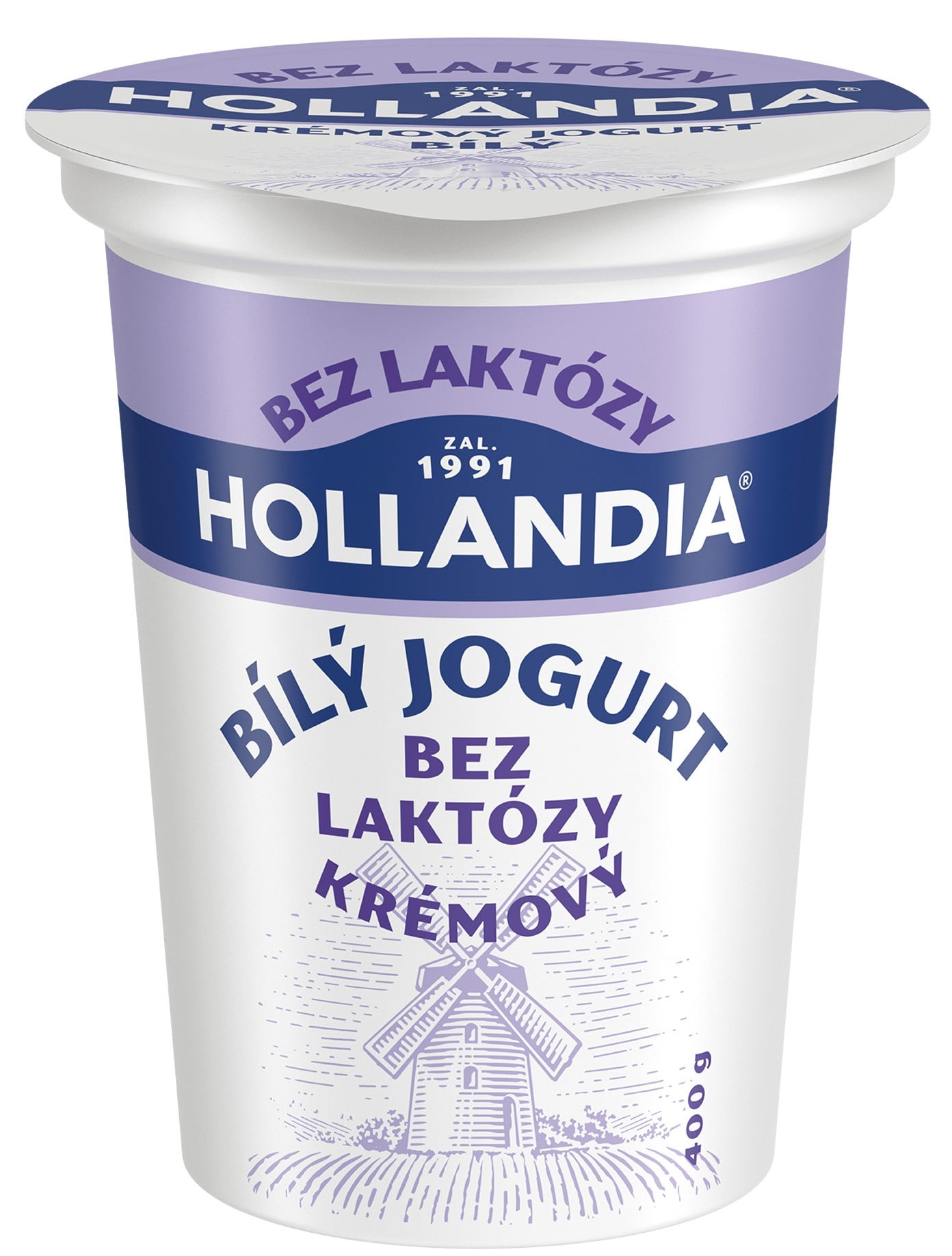 Hollandia Krémový jogurt bílý 0,01% laktózy