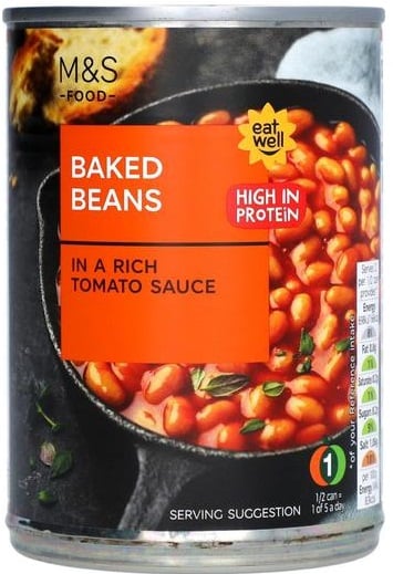 Marks & Spencer Pečené fazole v rajčatové omáčce