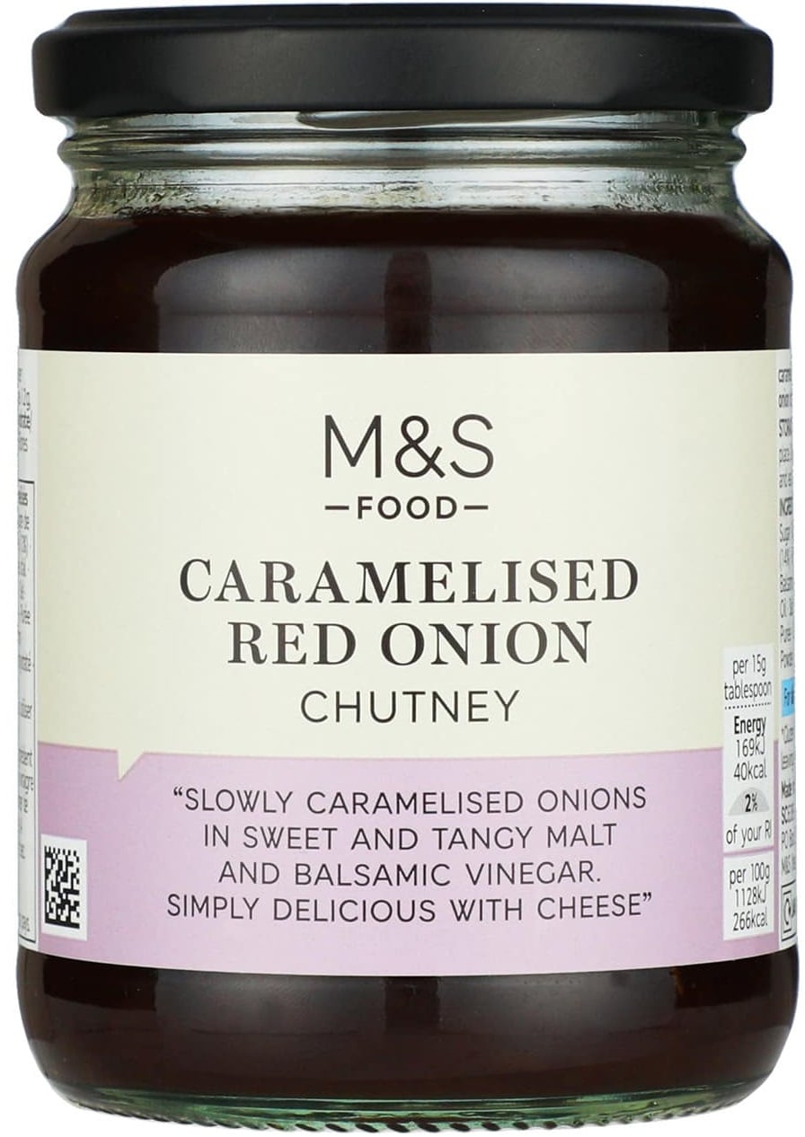 Marks & Spencer Chutney ze zkaramelizované červené a bílé cibule