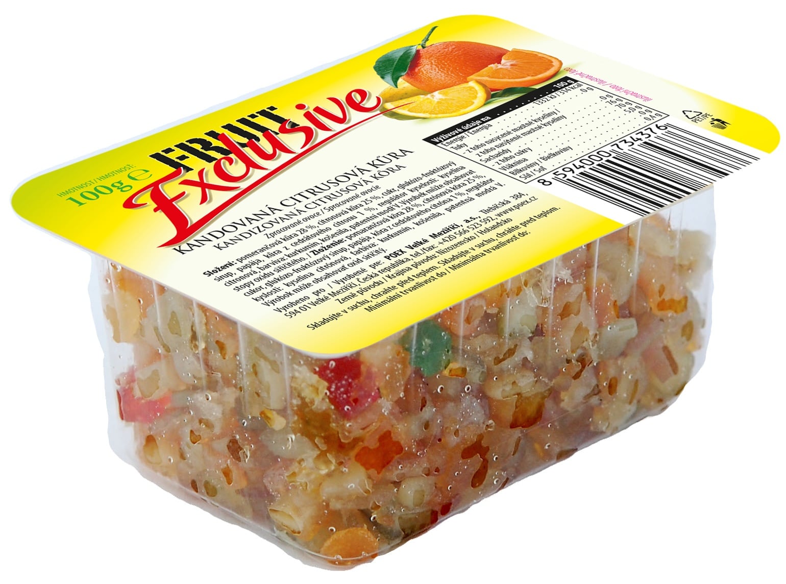 Poex Kandovaná citrusová kůra