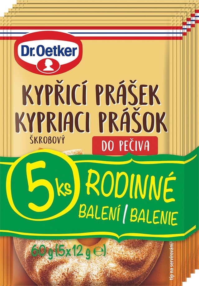 Dr.Oetker Kypřicí prášek do pečiva 5x12g