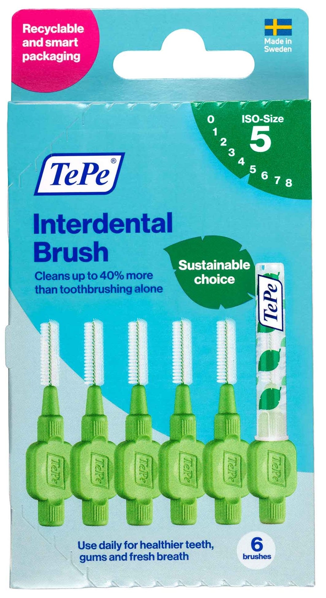 TePe Original Mezizubní kartáčky zelené 0,8 mm