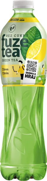 FuzeTea zelený ledový čaj citrón bez cukru