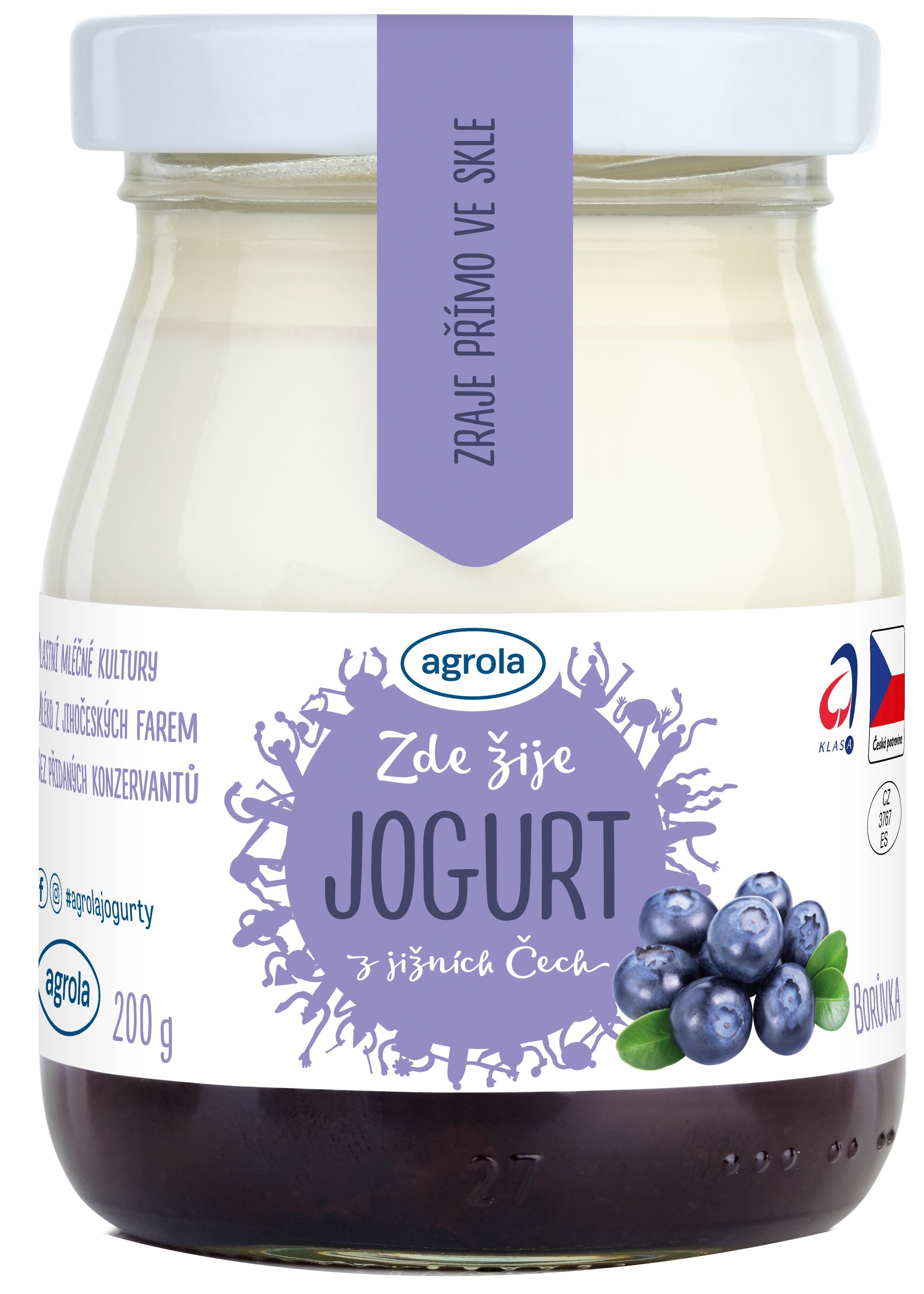 Agrola Jogurt borůvka