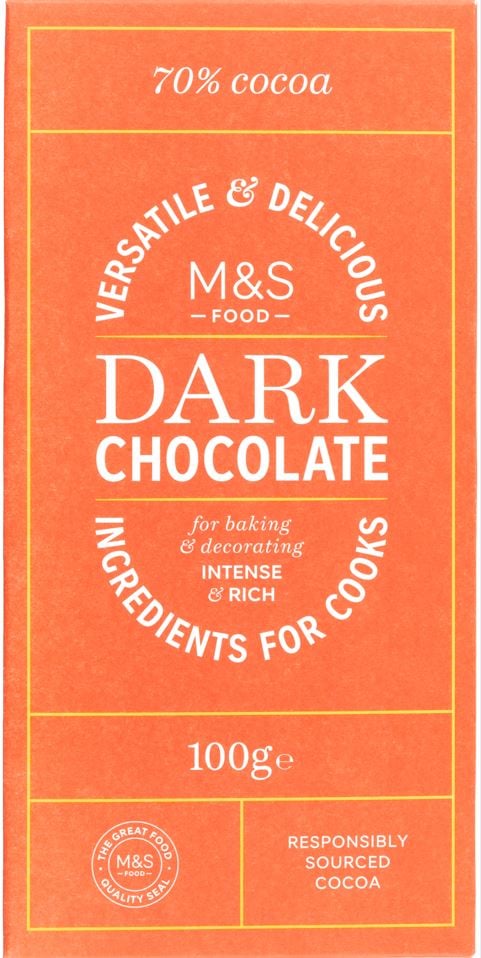 Marks & Spencer Hořká čokoláda na vaření
