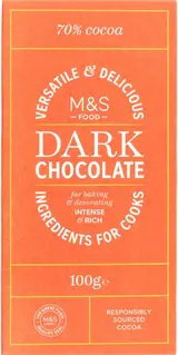Marks & Spencer Hořká čokoláda na vaření