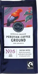 Marks & Spencer Peruánská pražená mletá káva (100% Arabica)