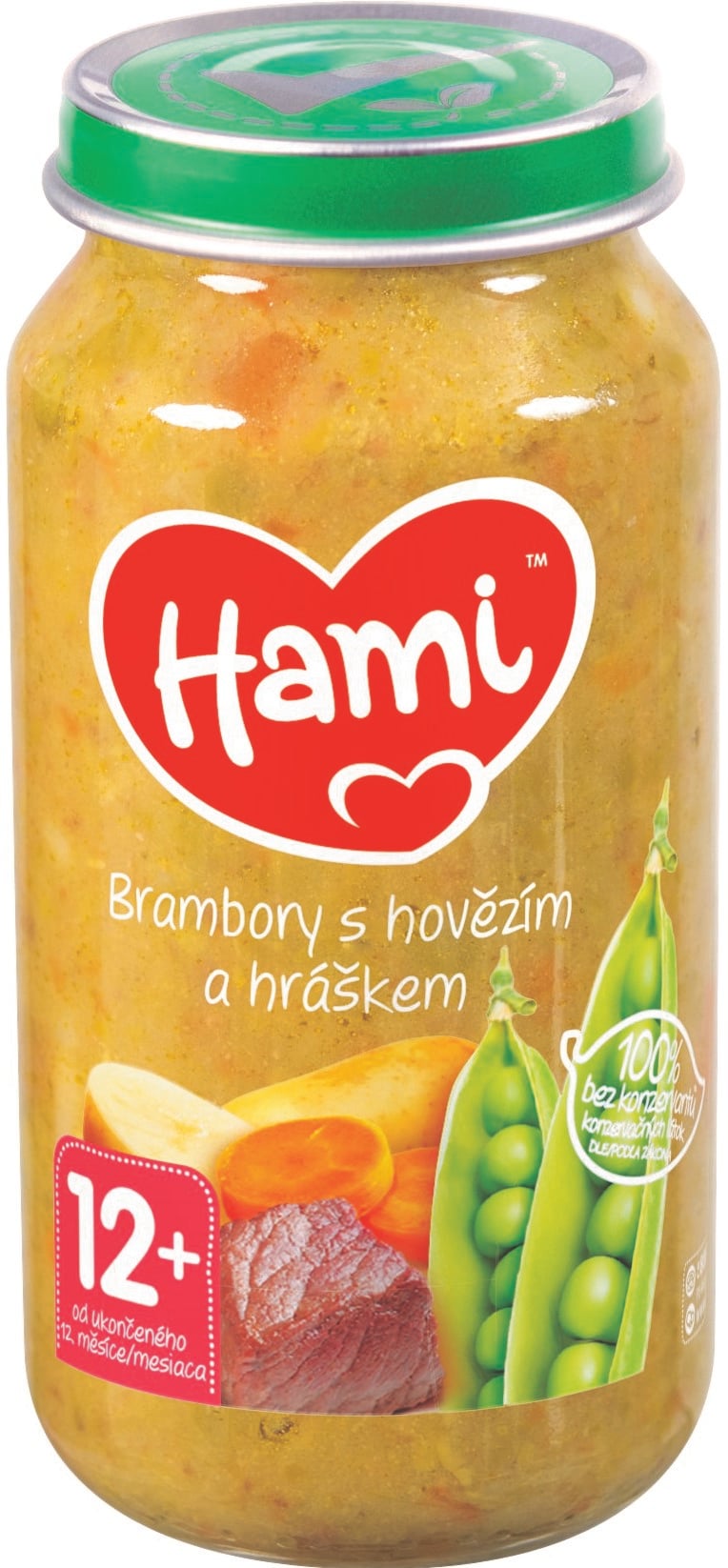 Hami Příkrm brambory s hovězím a hráškem