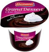 Ehrmann Grand Dessert puding dezert se šlehačkou Choc Noir