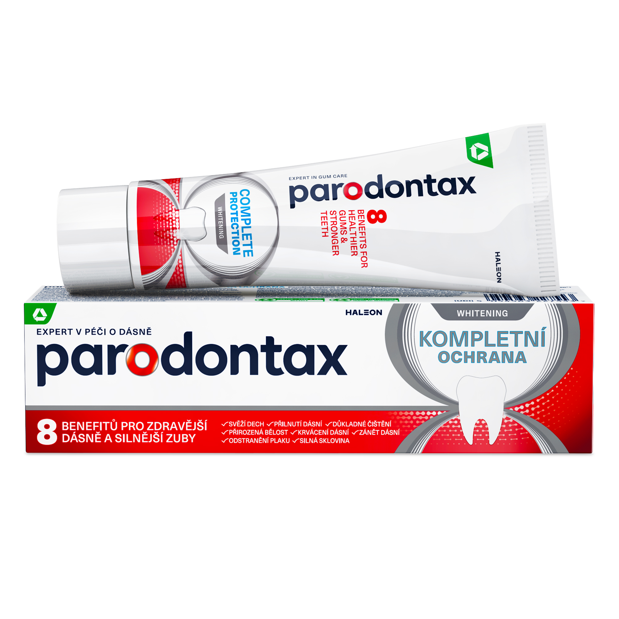 Parodontax Whitening Zubní pasta na paradentózu a kompletní ochranu zubů