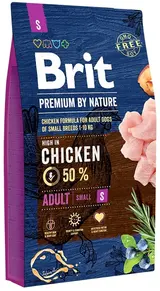 Brit Premium by Nature Adult S Chicken pro psy