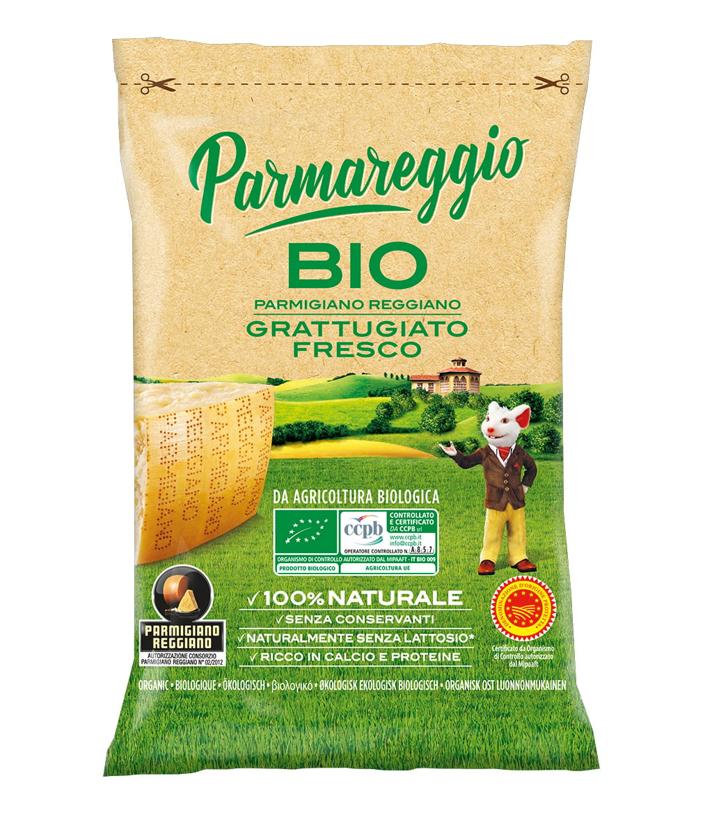 Parmareggio BIO Parmigiano Reggiano DOP parmezán strouhaný