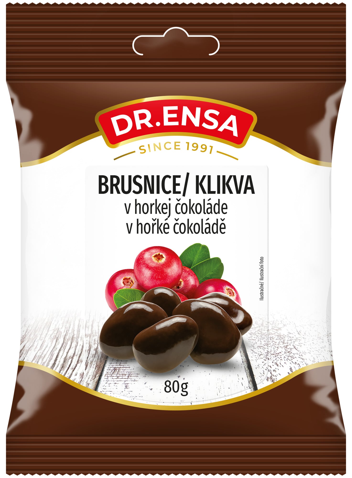 Dr.Ensa Brusinky v hořké čokoládě