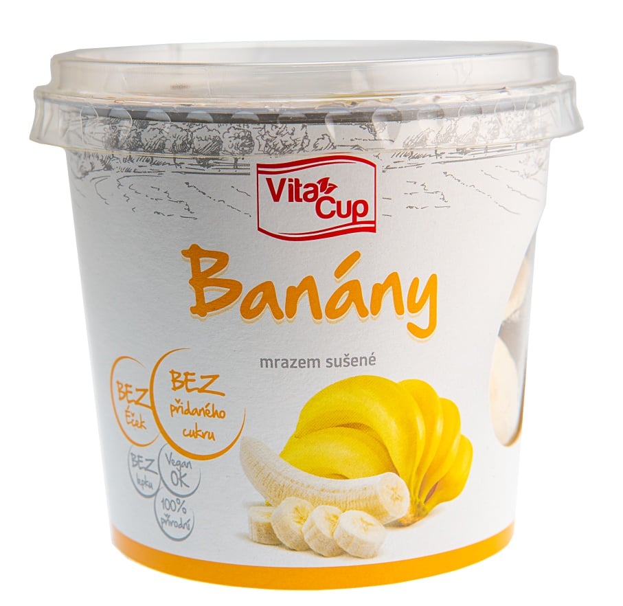 VitaCup Banán mrazem sušený