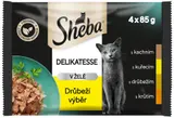Sheba Kapsičky drůbeží výběr v želé pro kočky 4×85 g