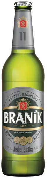Braník Jedenáctka pivo ležák světlý