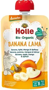 Holle BIO Kapsička banán, jablko, mango a meruňka